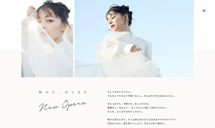 No.24 オペラ(OPERA)公式WEBサイト分析レポート - あやふやなきのこ | WEBサイト100選